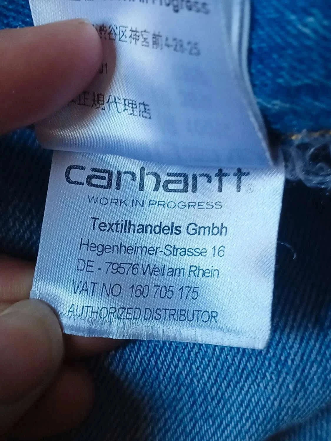 Jean Carhartt HW slim tapered US 30 – photo 17